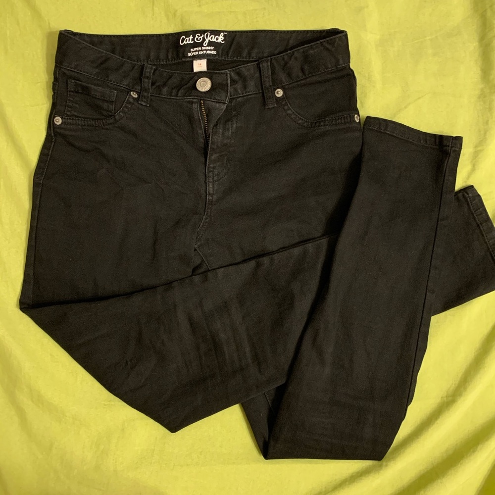 Girls Cat & Jack black jeans